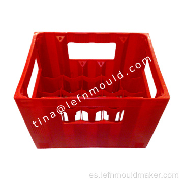 Molde de caja de botella de vino de plástico